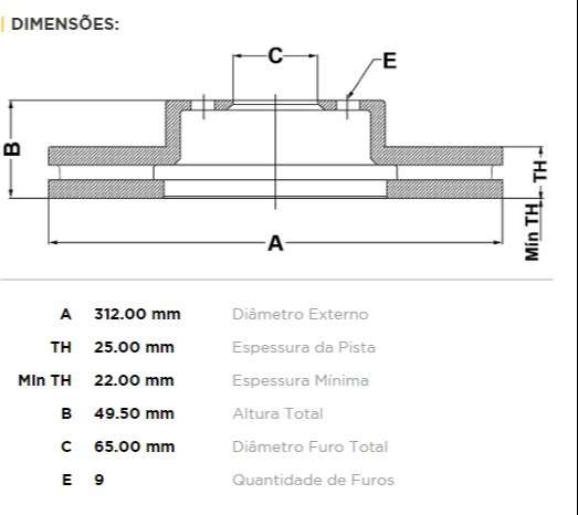FREMAX DISCO FRENO VENTO- AUDI A3 FSI 04>DV