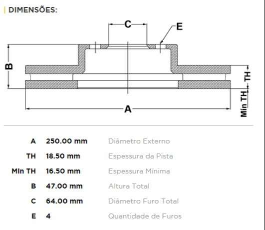 FREMAX DISCO FRENO SUZUKI SWIFT DV  