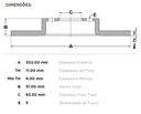 [6769.0334] FREMAX DISCO FRENO LAND ROVER RANG EVOQUE