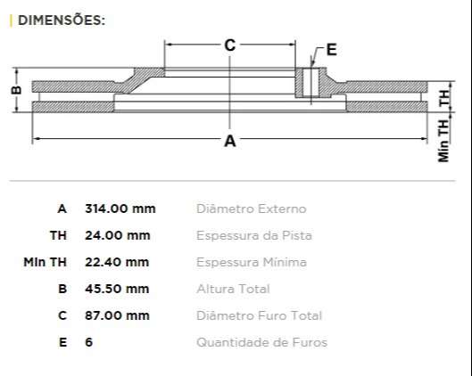 FREMAX DISCO FRENO MITSUBISHI L200 DV  
