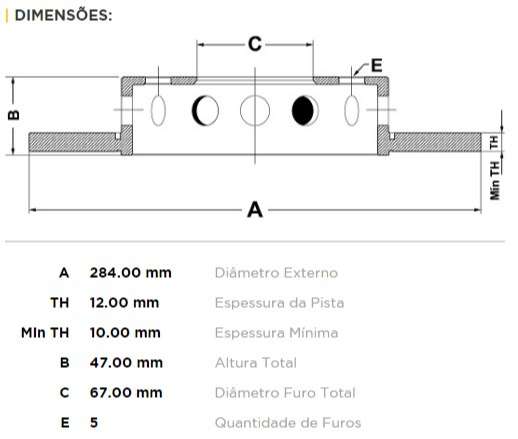 FREMAX DISCO FRENO M-BENZ 200/230/250/300DS  