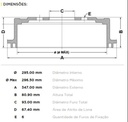 [7917.0334] FREMAX CAMPANA FRENO FORD RANGER 4x2 - 4x4 '12