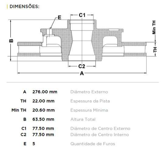 FREMAX DISCO FRENO RANGER / EXPLORER 98> DV  
