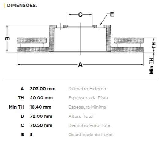 FREMAX DISCO FRENO CAPTIVA 2.4/3.6 T