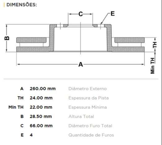 FREMAX DISCO FRENO P 405 406 C4 C5  96> DV