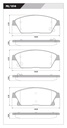 [PD1514.0332] FRASLE PASTILLA EJE DELANT. 15MM  /CHEVROLET TRACKER 1.8 13> 