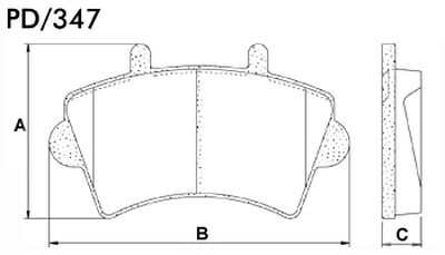 FRASLE PASTILLA EJE DELANT. 17.80MM  /RENAULT MASTER 2.5 - 2.8  02> 
