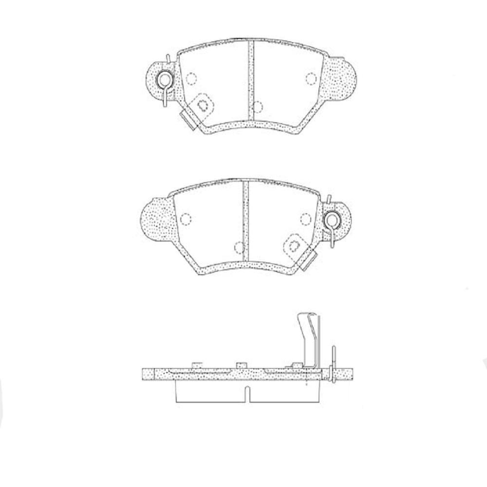 FRASLE PASTILLA EJE TARSERO 17MM  /CHEVROLET ASTRA 98> ZAFIRA 01>