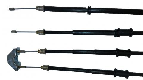 FREMEC CABLE FRENO ZAFIRA 2.0 01/10 TRASERO A DISCO 2790MM  /2 CABLES CON CHAPA UNION 