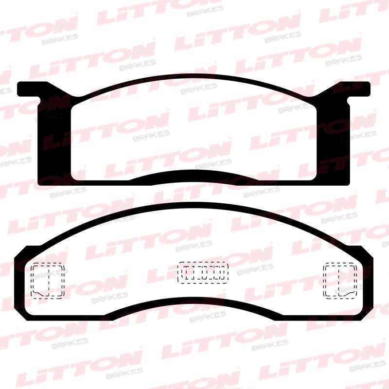 LITTON PASTILLAS FRENO DEL. FORD FAIRLANE V8 NACIONAL 69/88 FALCON 67/ MUSTANG VIEJO 79/91