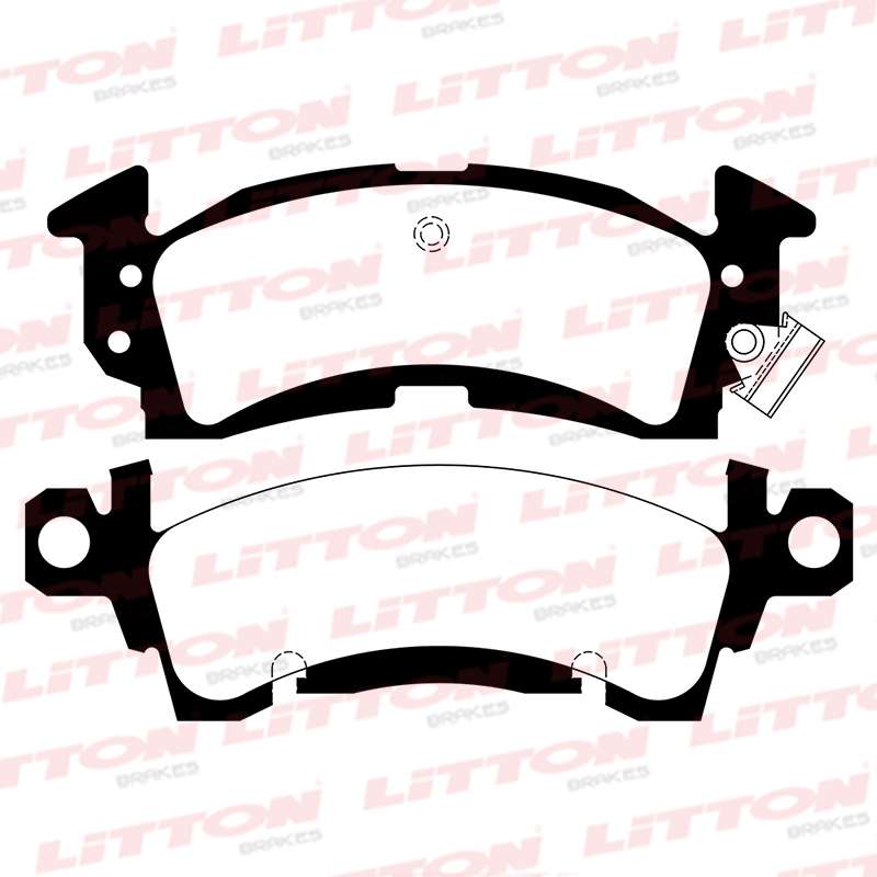 LITTON PASTILLAS FRENO DEL. CHEVROLET C10 SILVERADO CHEVY II 69/  JEEP CHEROKEE