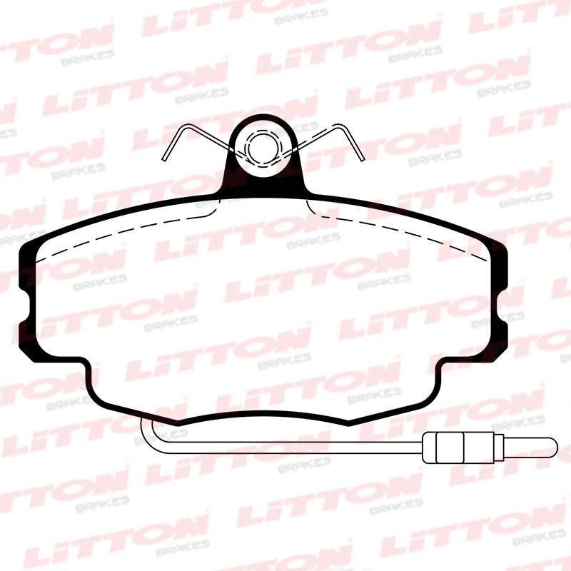 LITTON PASTILLAS FRENO DEL. CITROEN ZX 1.6  FIAT DUNA UNO 90/96 PEUGEOT 205 93/ RENAULT CLIO ESPACE I EXPRESS 95/ FUEGO 1.4 - 1.6 - 2.0 80/85 MEGANE CLASSIC 96/ - MEGANE COUPE R11 1.4 R18 R19 R21 