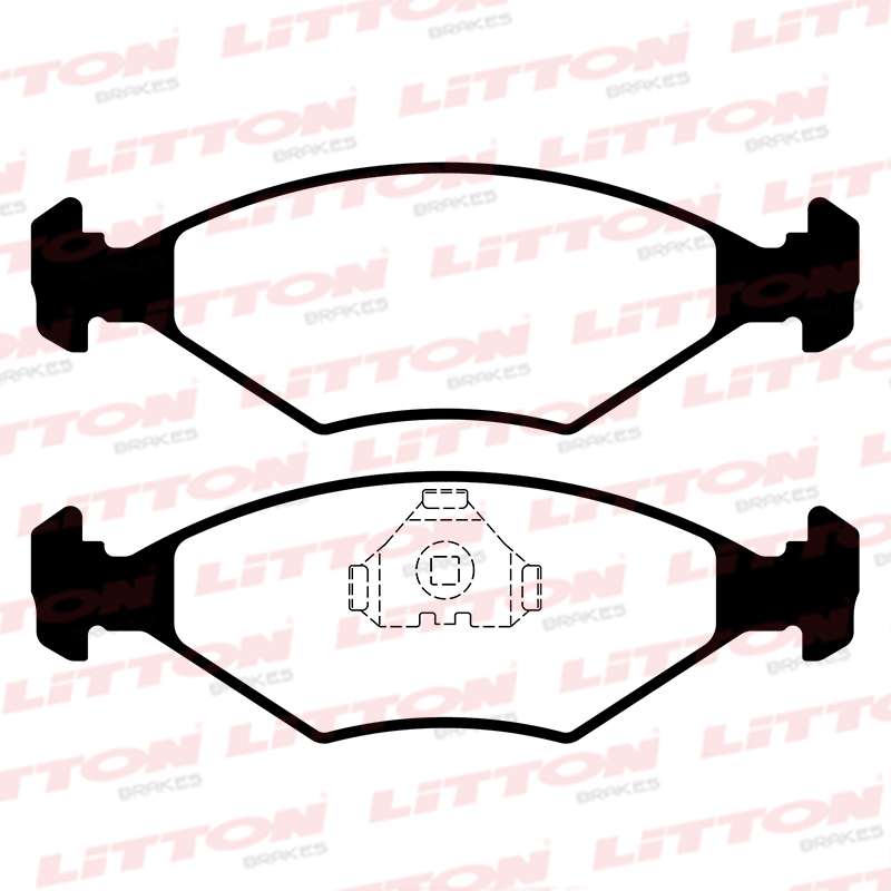 LITTON PASTILLAS FRENO DEL. FIAT FIORINO VW CARAT GACEL 1.6 GOL 1.0 - 1.6 PARATI - PASSAT 1.8 QUANTUM - SANTANA 1.8 - 2.0 SAVEIRO 1.6 - 1.8- II 1.9D SENDA 87/96 VOYAGE 1.6 - 1.8 