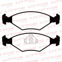 [37670NA.0500] LITTON PASTILLAS FRENO DEL. FIAT FIORINO VW CARAT GACEL 1.6 GOL 1.0 - 1.6 PARATI - PASSAT 1.8 QUANTUM - SANTANA 1.8 - 2.0 SAVEIRO 1.6 - 1.8- II 1.9D SENDA 87/96 VOYAGE 1.6 - 1.8 