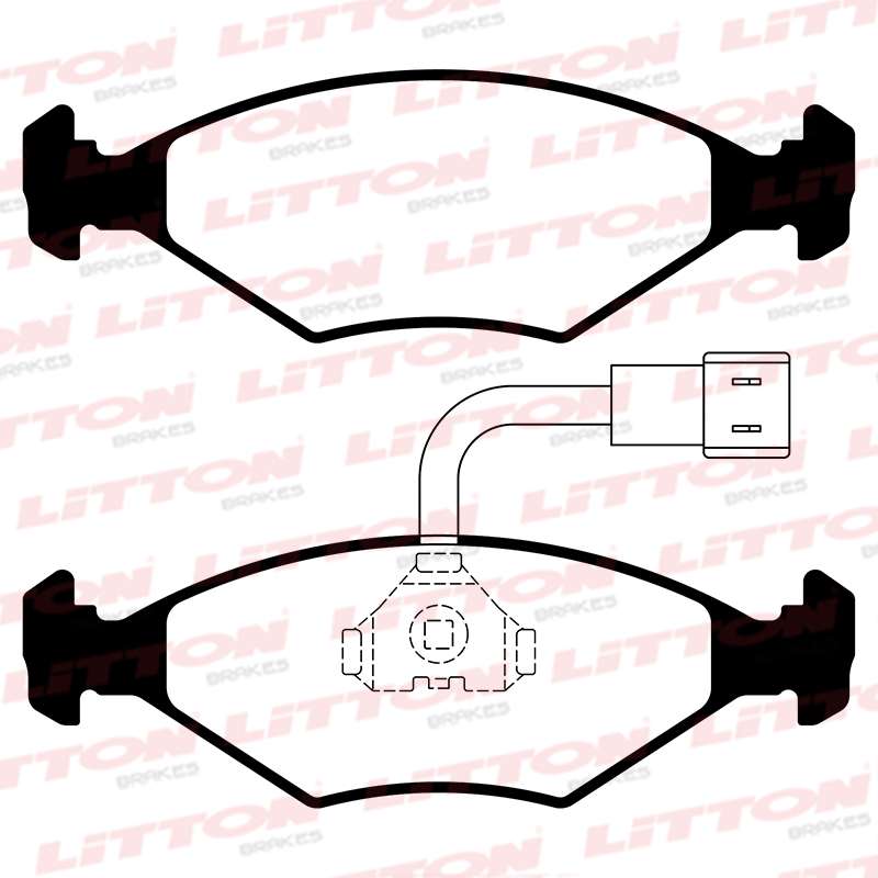 LITTON PASTILLAS FRENO DEL. FORD GALAXY VW GOL QUANTUM SANTANA 