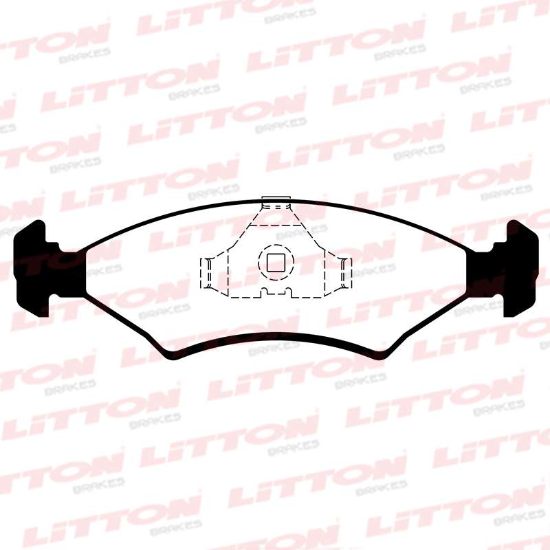 LITTON PASTILLAS FRENO DEL. FORD ESCORT 1.6 - 1.8 KA 1.3 - 1.6L VW LOGUS 1.6 - 1.8 POINTER 1.8 2.0 - GLI 2.0 94/96