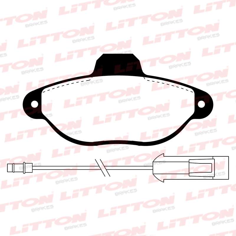 LITTON PASTILLAS FRENO DEL. FIAT PANDA 07/11 PUNTO EUROPEO 3 o 5 PUERTAS 92/00