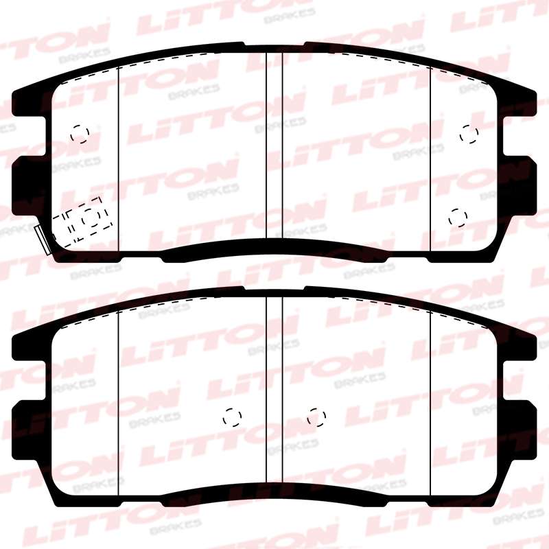 LITTON PASTILLAS FRENO TRAS. CHEVROLET CAPTIVA 2.0- 2.4- 3.2 4WD 3.6 4X2 4X4 EQUINOX 1.5 TURBO 