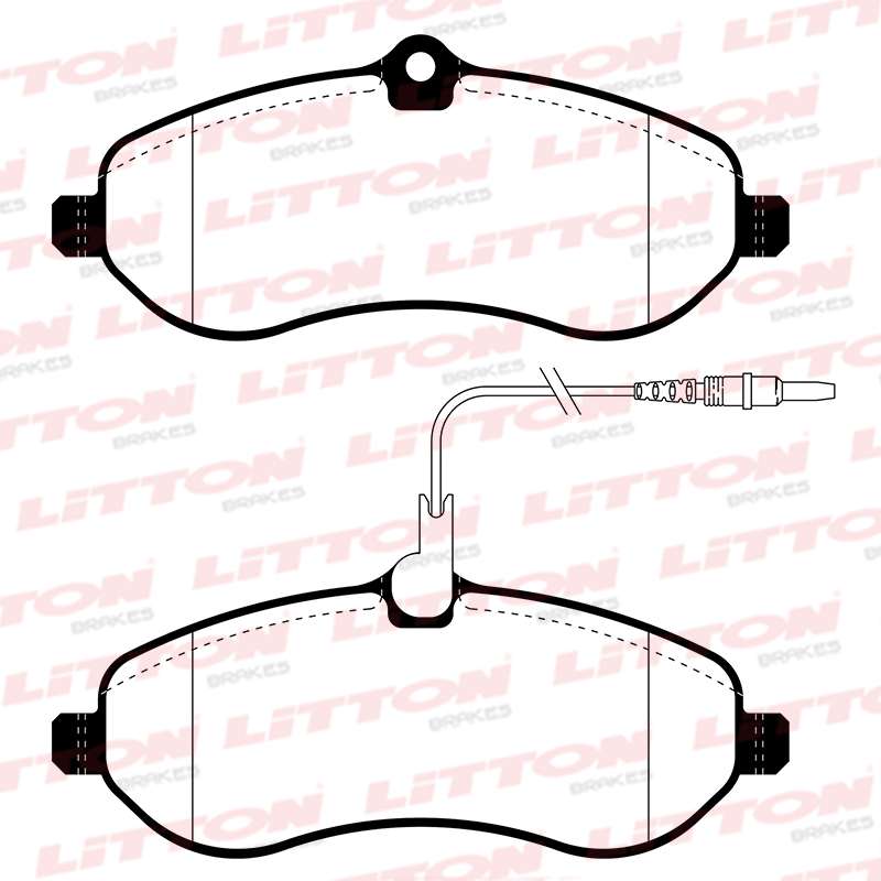 LITTON PASTILLAS FRENO DEL. CITROEN JUMPY FIAT SCUDO PEUGEOT EXPERT 07/