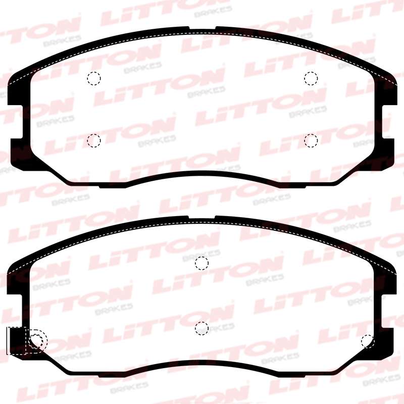 LITTON PASTILLAS FRENO DEL. CHEVROLET CAPTIVA 2.0- 2.4- 3.2 4WD EQUINOX 1.5 TURBO - 2.0 0