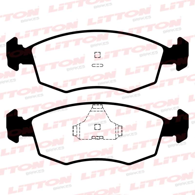 LITTON PASTILLAS FRENO DEL. FORD ESCORT 2.0I XR3 ORION SIERRA I VW GOL GTI LOGUS GLS 2.0 POINTER GTI 2.0 POLO 