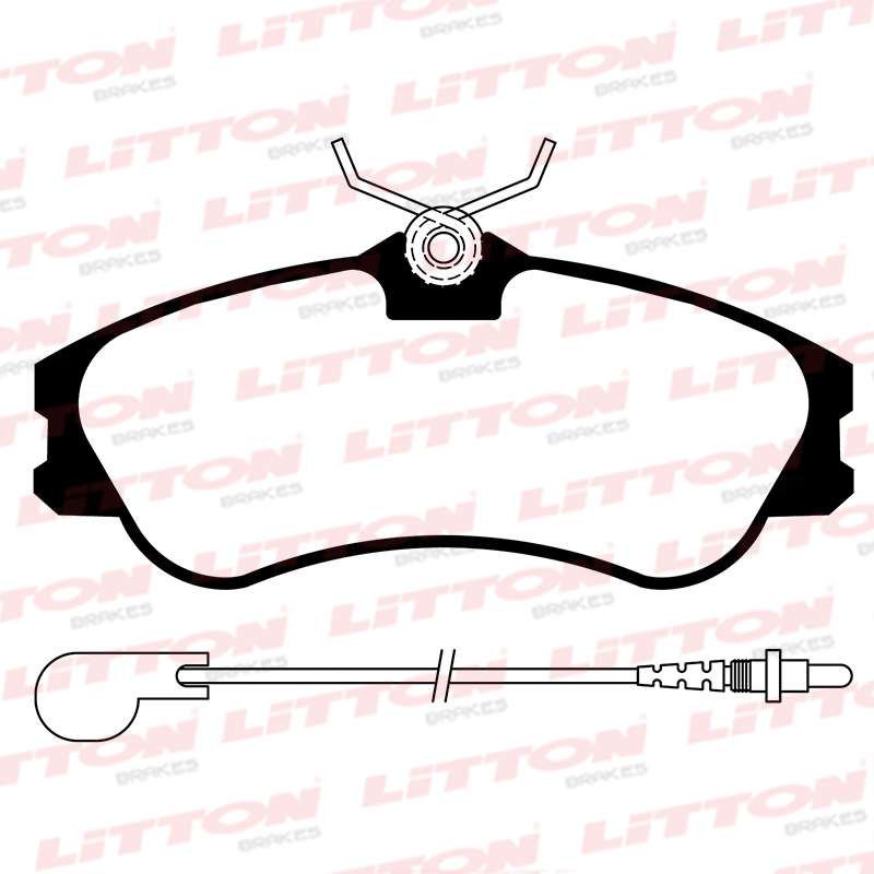 LITTON PASTILLAS FRENO DEL. CITROEN BERLINGO 1.4 1.6 1.8 1.9 2.0 PICASSO XSARA 97/04 PEUGEOT 306 1.8 2.0 BREAK 98/ 306 II 97/00 PARTNER 1.4 1.6 1.8 2.0 96