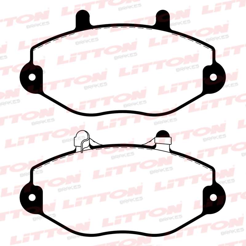 LITTON PASTILLAS FRENO DEL. FORD TRANSIT 150 - 190 ROD. 15" 99/ - TRANSIT TOURNEO BUS-VAN-FLATBED-CHASSIS (E ) 94/00