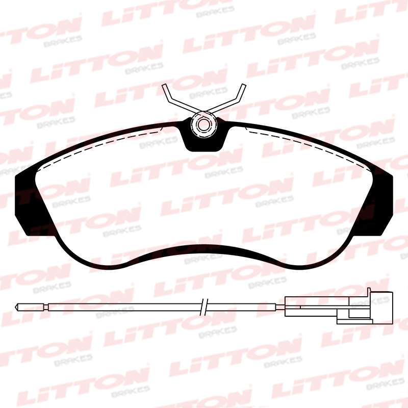 LITTON PASTILLAS FRENO DEL. CITROEN JUMPER FIAT DUCATO 2.0 JTD - 2.5 - 2.8 PEUGEOT BOXER 2.5 TD SERIE 1800 00/02