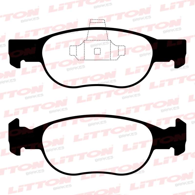 LITTON PASTILLAS FRENO DEL. CHEVROLET ASTRA RODADO 13" 98/99 FIAT PUNTO 99/