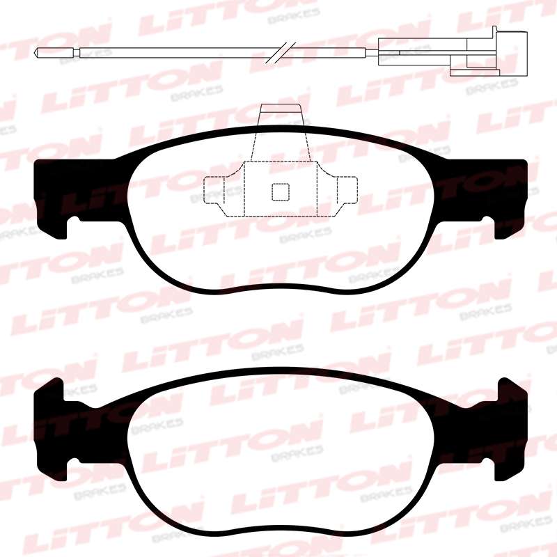 LITTON PASTILLAS FRENO DEL. ALFA ROMEO 145 - 146 FIAT BRAVA MAREA 1.2 - 1.4 - 1.6 - 1.9 PUNTO 93/00