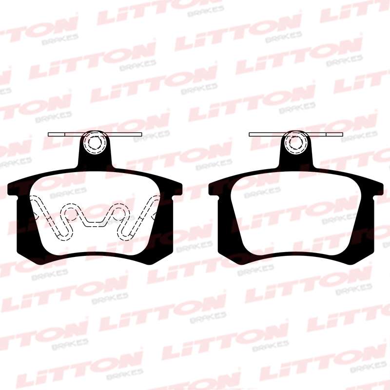 LITTON PASTILLAS FRENO TRAS. ALFA ROMEO 164 16V E SUPER 24V AUDI A4 95/96 CABRIOLET FIAT TEMPRA 16V TIPO 2.0 8V 