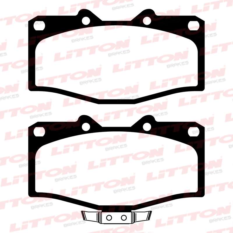 LITTON PASTILLAS FRENO DEL. TOYOTA COASTER HILUX PICK UP- 2.4 D - 2.4I  4WD MEGA CRUISER 93/