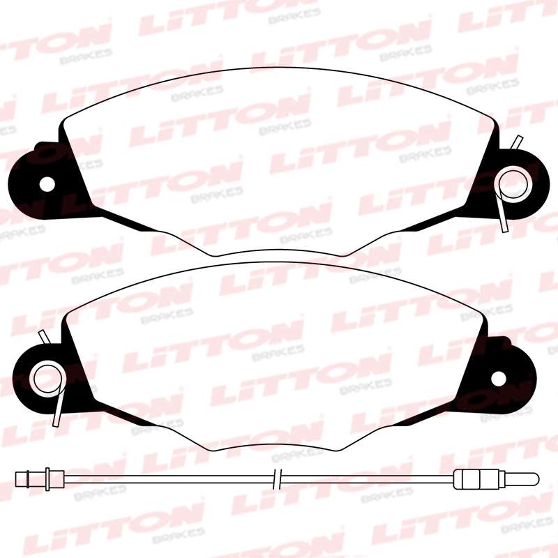 LITTON PASTILLAS FRENO DEL. CITROEN XANTIA PEUGEOT 406 3.0 V6 / 406 BERLINA-COUPE 605