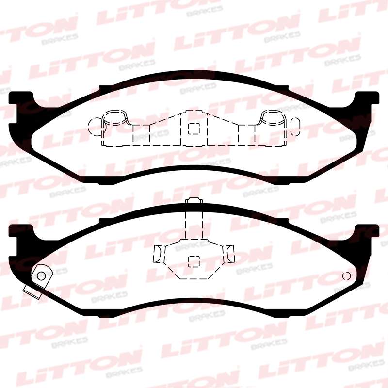 LITTON PASTILLAS FRENO DEL. JEEP CHEROKEE III -GRAND CHEROKEE WRANGLER 97/99