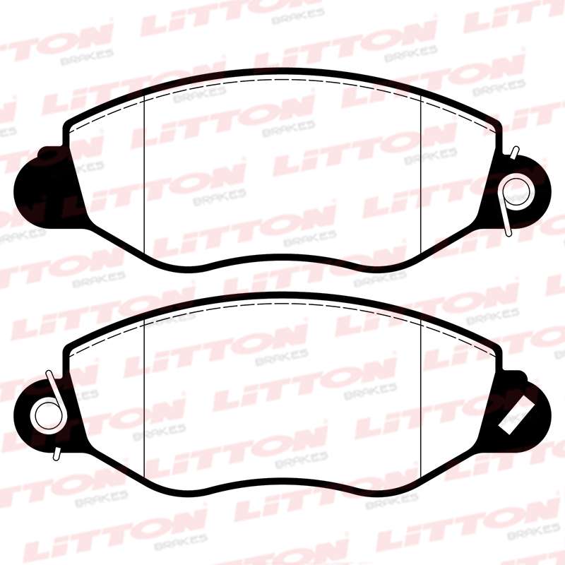 LITTON PASTILLAS FRENO DEL. FORD TRANSIT 2.0D-TD- 2.3 16V- 2.4D 