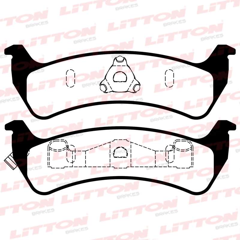 LITTON PASTILLAS FRENO TRAS. FORD RANGER JEEP CHEROKEE / GRAND CHEROKEE 