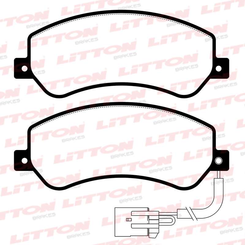 LITTON PASTILLAS FRENO DEL. VW AMAROK TRENDLINE CD 2.0 16V 