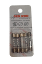 GENROD FUSIBLE CILINDRICO VIDRIO 32MM 8 AMP X100