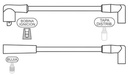[1007.0648] PRESTOLITE CABLE BUJIA FALCON GHIA 3.6 1983/1986 E/E DURASPARK