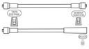 [1047.0648] PRESTOLITE CABLE BUJIA REGATTA 85 E/E 83/91 GAREF-MARELLI