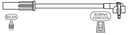 [1103.0648] PRESTOLITE CABLE BUJIA RANGER XLT 2.3 1994> DOBLE ENCENDIDO