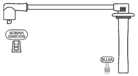 PRESTOLITE CABLE BUJIA HONDA CIVIC-CRX-WAGOVAN 1.5-1.6 88/90