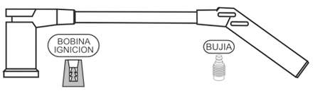 PRESTOLITE CABLE BUJIA FIESTA-KA 1.0 1999> ESCOSPORT 1.6 ROCAM