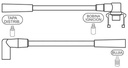 [1140.0648] PRESTOLITE CABLE BUJIA R19 1.7 CHAMADE 1989/1993