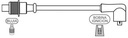 [1198.0648] PRESTOLITE CABLE BUJIA XSANTIA- XSARA 16V 1.6I-1.8I 1992>