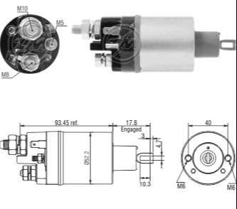 ZM SOLENOIDE CAMION HINO FD3H-VALTRA 12V