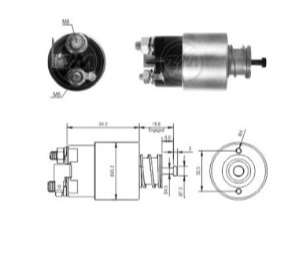 ZM SOLENOIDE KIA RIO HYUNDAI 12V  