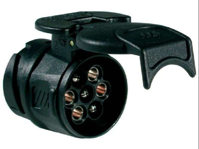 NOSSO ENCHUFE P/ACOPLADO 12V ADAPTA DE 13 A 7 PINES TERMOPLA  