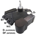[RNV593505.0560] NOSSO REGULADOR DE VOLTAJE VALEO FIAT DOBLO PALIO STILO 1.8 02> DUCATO 2.8 03> CHEVROLET CORSA 1.0 1.8 02> MERIVA 1.8 02> CORSA 1.0 8V 16V 1.4 1.6 1.6 16V 94> CELTA 1.0 1.4 00>