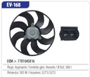 [EV168.0562] OMER ELECTROVENTILADOR RENAULT CLIO 2 1.6 16V 97> MEGANE 1.6 96/00 KANGOO 07> SCENIC 97/07 LOGAN SYMBOL